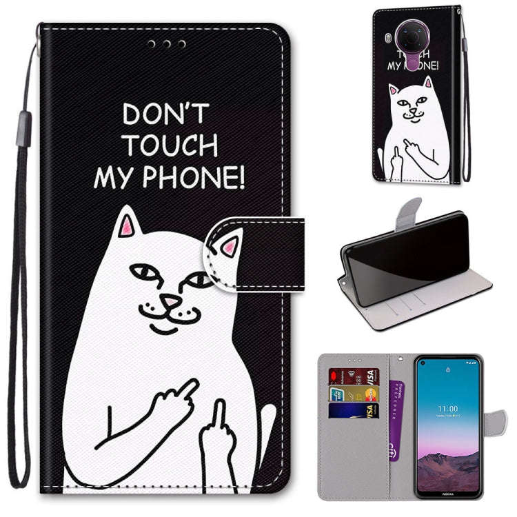 Coloured Drawing Cross Texture Horizontal Flip PU Leather Case with Holder & Card Slots & Wallet ...