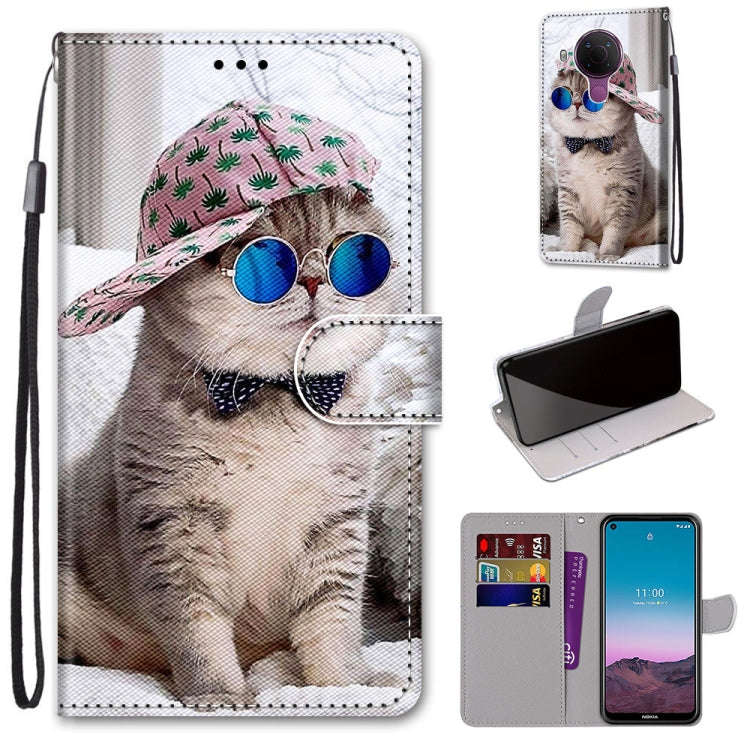 Coloured Drawing Cross Texture Horizontal Flip PU Leather Case with Holder & Card Slots & Wallet ...