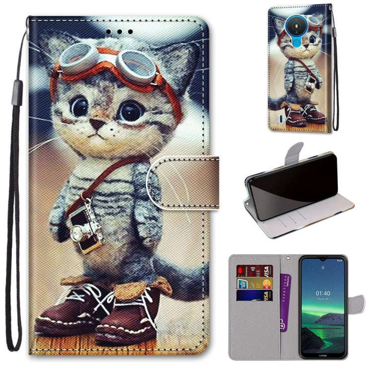 Coloured Drawing Cross Texture Horizontal Flip PU Leather Case with Holder & Card Slots & Wallet ...