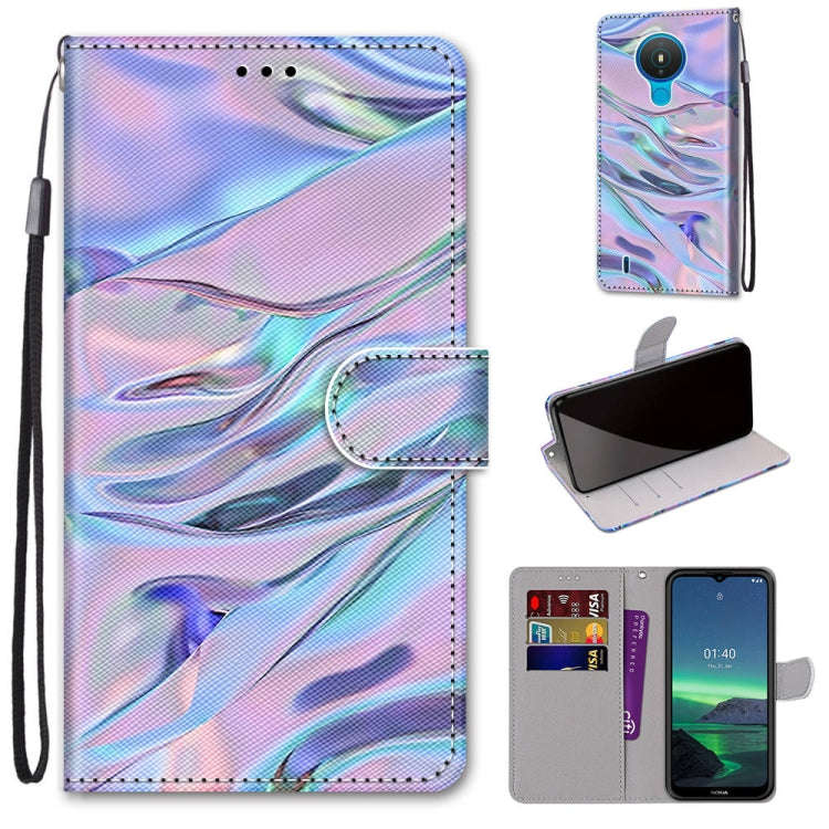 Coloured Drawing Cross Texture Horizontal Flip PU Leather Case with Holder & Card Slots & Wallet ...