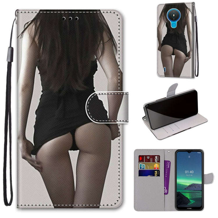 Coloured Drawing Cross Texture Horizontal Flip PU Leather Case with Holder & Card Slots & Wallet ...