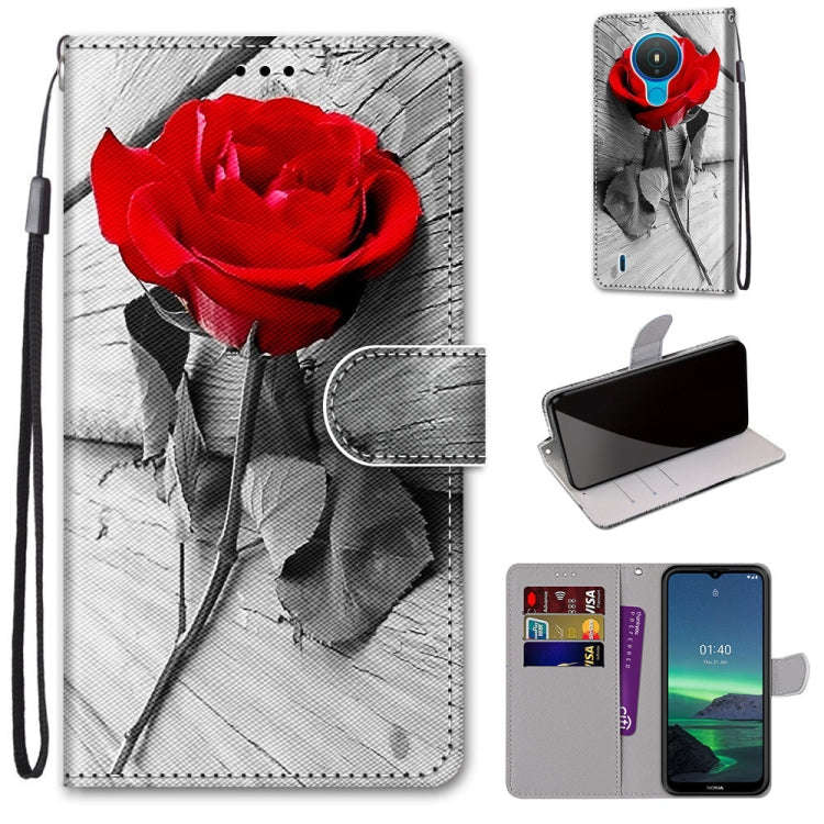 Coloured Drawing Cross Texture Horizontal Flip PU Leather Case with Holder & Card Slots & Wallet ...