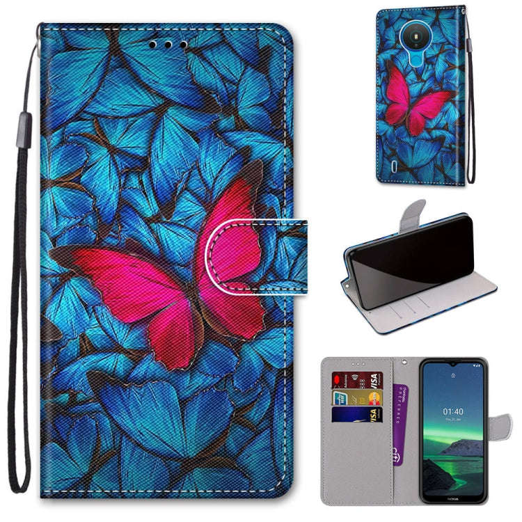 Coloured Drawing Cross Texture Horizontal Flip PU Leather Case with Holder & Card Slots & Wallet ...