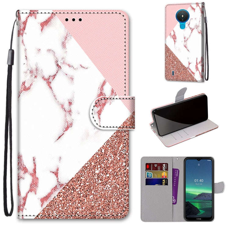 Coloured Drawing Cross Texture Horizontal Flip PU Leather Case with Holder & Card Slots & Wallet ...
