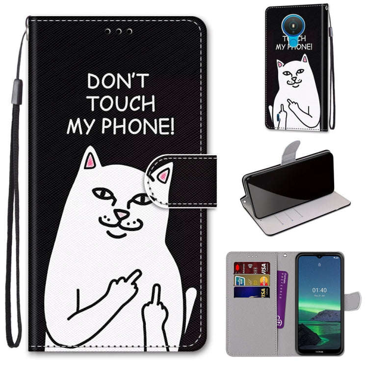 Coloured Drawing Cross Texture Horizontal Flip PU Leather Case with Holder & Card Slots & Wallet ...