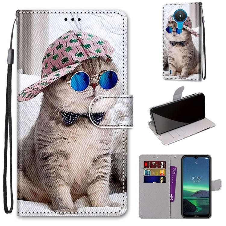 Coloured Drawing Cross Texture Horizontal Flip PU Leather Case with Holder & Card Slots & Wallet ...