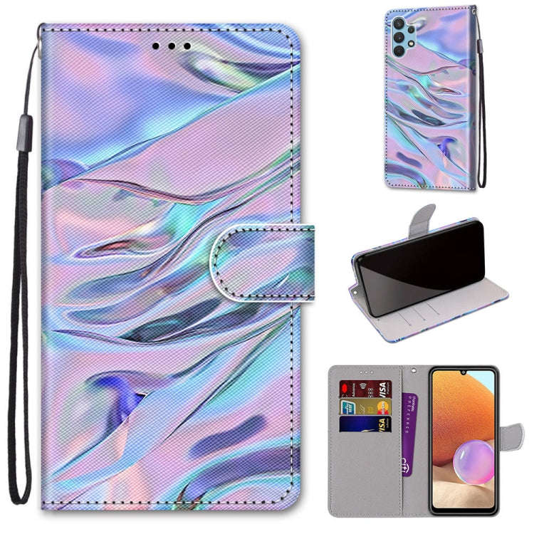 Coloured Drawing Cross Texture Horizontal Flip PU Leather Case with Holder & Card Slots & Wallet ...