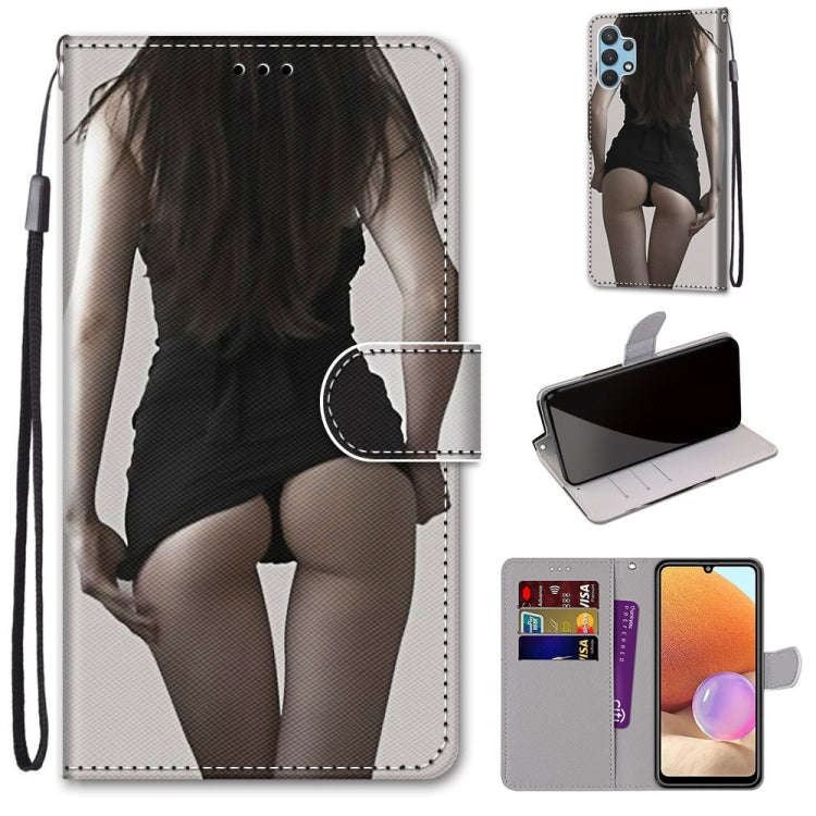 Coloured Drawing Cross Texture Horizontal Flip PU Leather Case with Holder & Card Slots & Wallet ...
