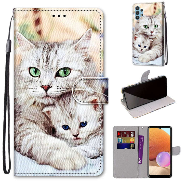 Coloured Drawing Cross Texture Horizontal Flip PU Leather Case with Holder & Card Slots & Wallet ...