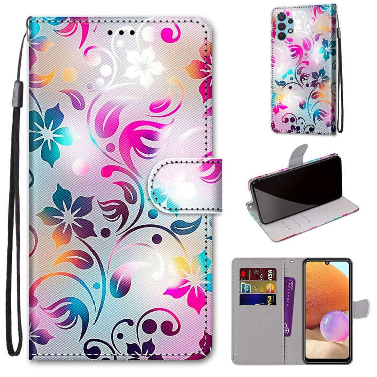 Coloured Drawing Cross Texture Horizontal Flip PU Leather Case with Holder & Card Slots & Wallet ...