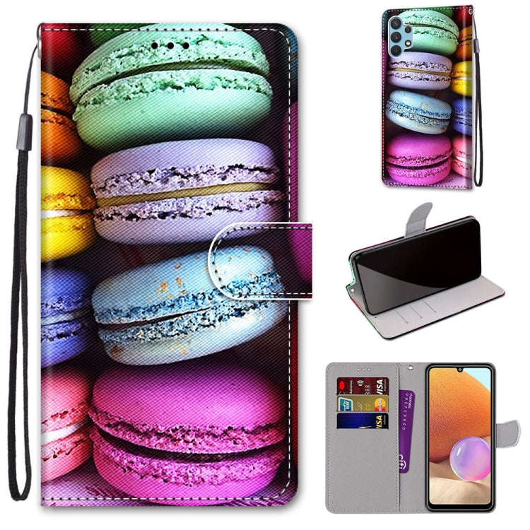 Coloured Drawing Cross Texture Horizontal Flip PU Leather Case with Holder & Card Slots & Wallet ...