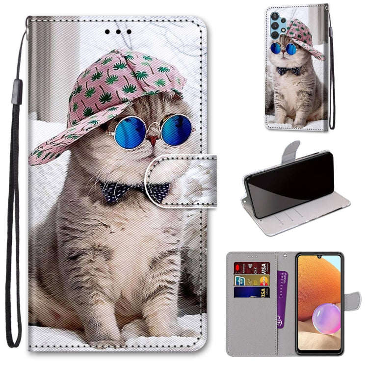 Coloured Drawing Cross Texture Horizontal Flip PU Leather Case with Holder & Card Slots & Wallet ...