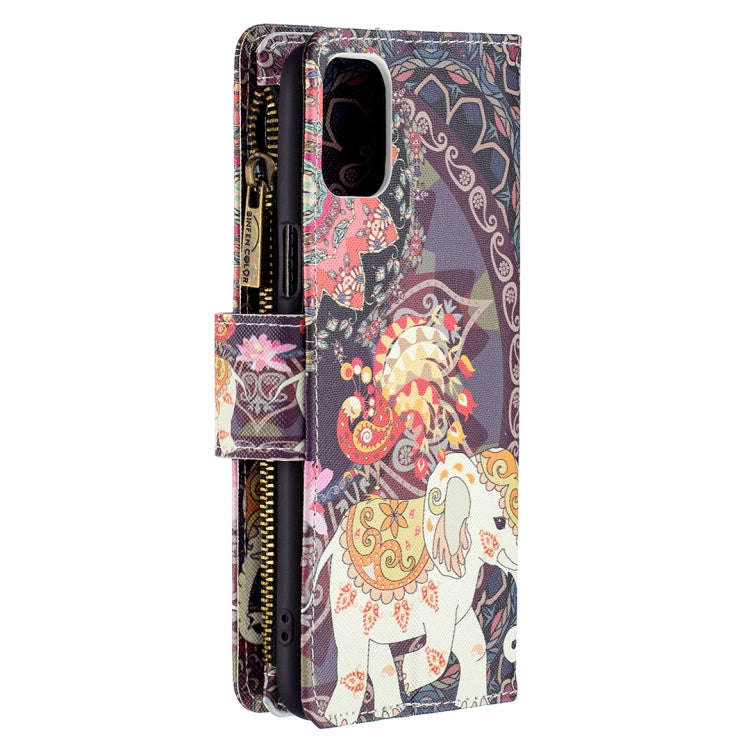 Colored Drawing Pattern Zipper Horizontal Flip Leather Case with Holder & Card Slots & Wallet, Fo...