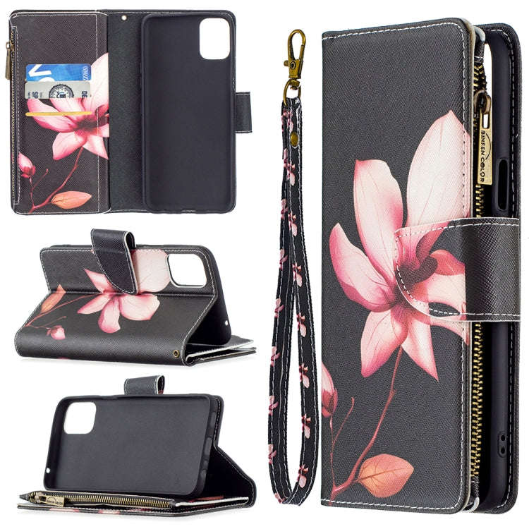 Colored Drawing Pattern Zipper Horizontal Flip Leather Case with Holder & Card Slots & Wallet, Fo...