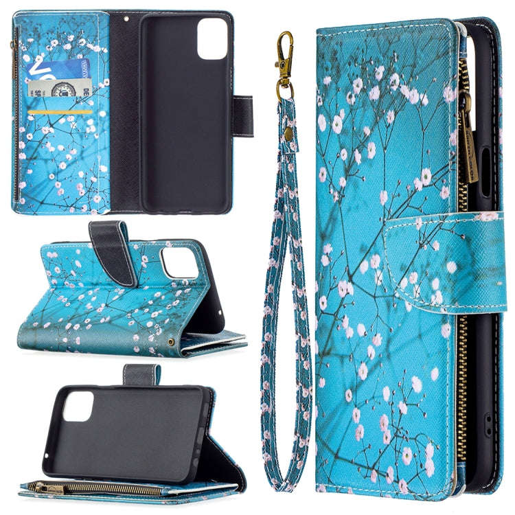 Colored Drawing Pattern Zipper Horizontal Flip Leather Case with Holder & Card Slots & Wallet, Fo...
