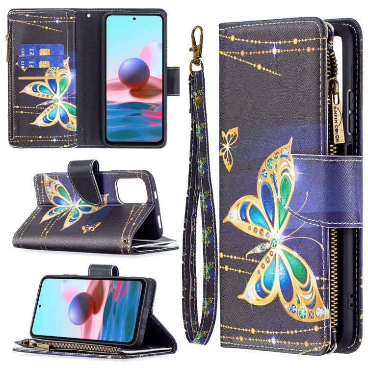 Colored Drawing Pattern Zipper Horizontal Flip Leather Case with Holder & Card Slots & Wallet, Fo...