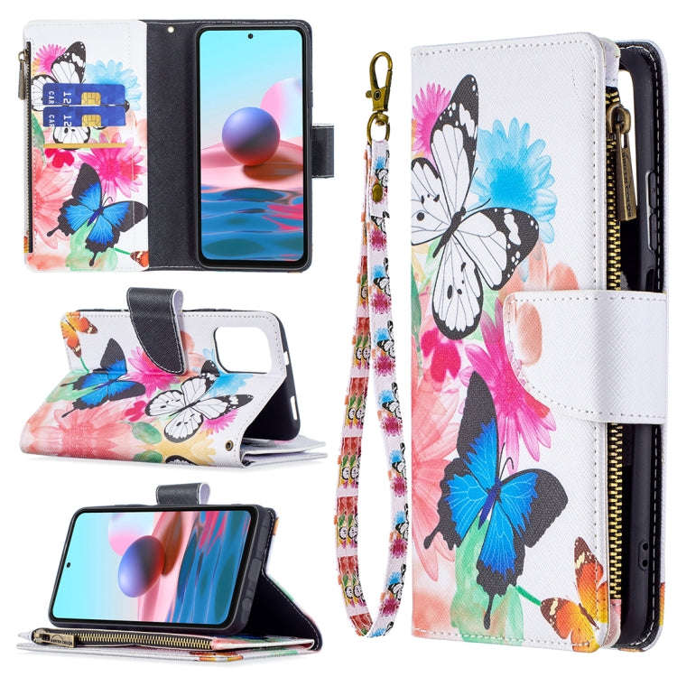 Colored Drawing Pattern Zipper Horizontal Flip Leather Case with Holder & Card Slots & Wallet, Fo...