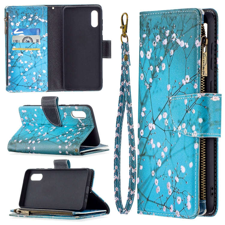 Colored Drawing Pattern Zipper Horizontal Flip Leather Case with Holder & Card Slots & Wallet, Fo...
