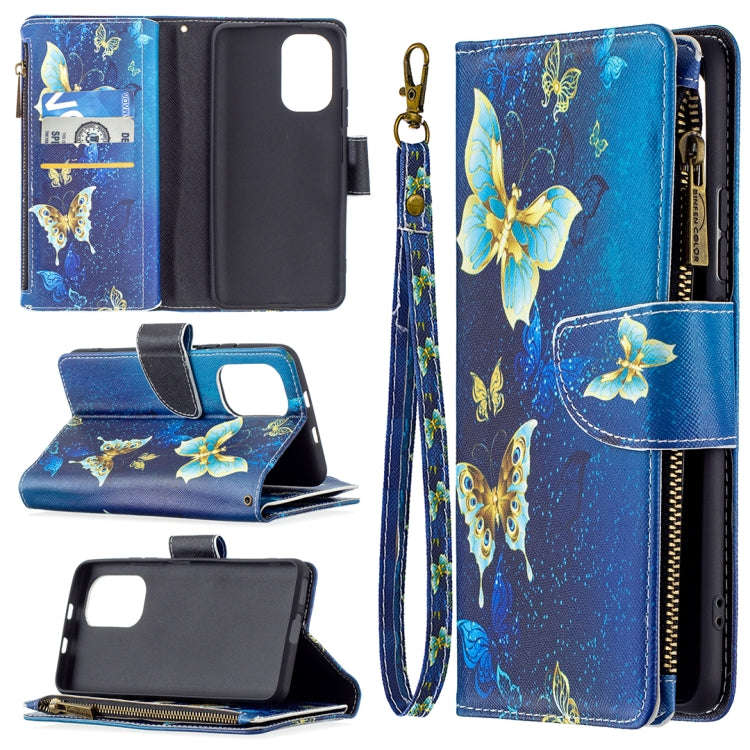 Colored Drawing Pattern Zipper Horizontal Flip Leather Case with Holder & Card Slots & Wallet, Fo...