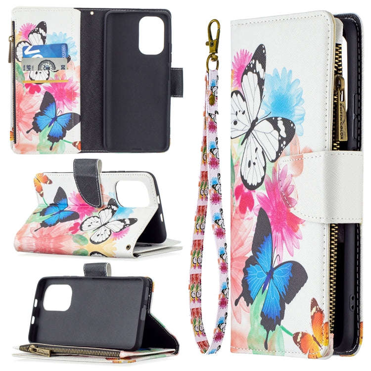 Colored Drawing Pattern Zipper Horizontal Flip Leather Case with Holder & Card Slots & Wallet, Fo...