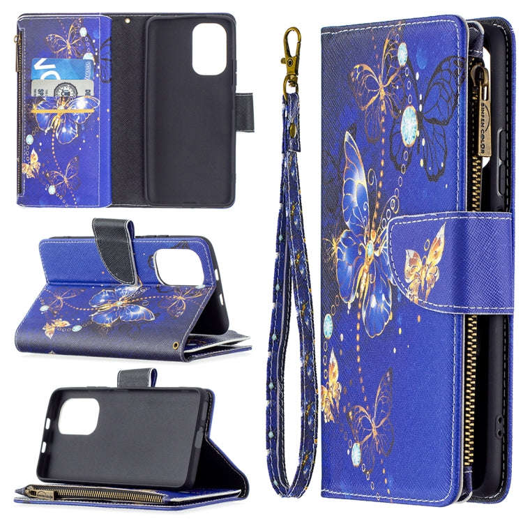 Colored Drawing Pattern Zipper Horizontal Flip Leather Case with Holder & Card Slots & Wallet, Fo...