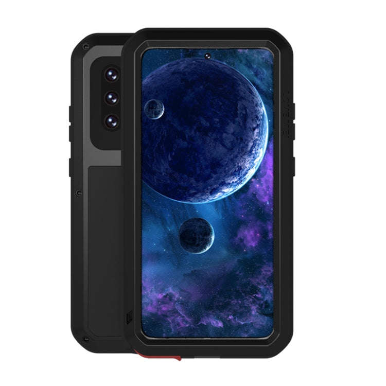 LOVE MEI Metal Shockproof Waterproof Dustproof Protective Case with Glass, For Samsung Galaxy A32...