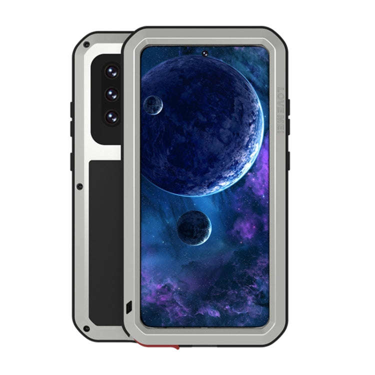 LOVE MEI Metal Shockproof Waterproof Dustproof Protective Case with Glass, For Samsung Galaxy A32...