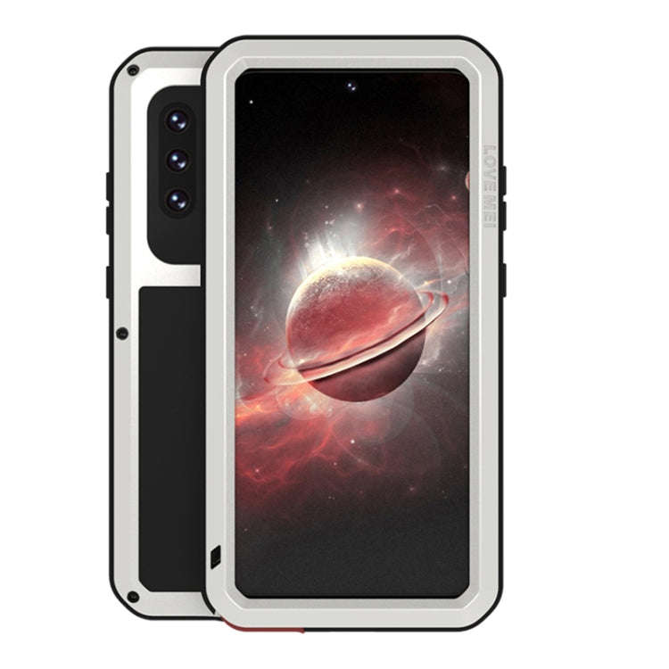 LOVE MEI Metal Shockproof Waterproof Dustproof Protective Case with Glass, For Samsung Galaxy A32...