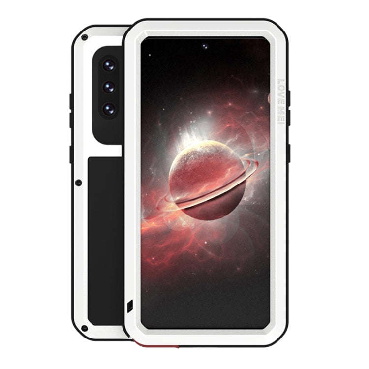 LOVE MEI Metal Shockproof Waterproof Dustproof Protective Case with Glass, For Samsung Galaxy A32...