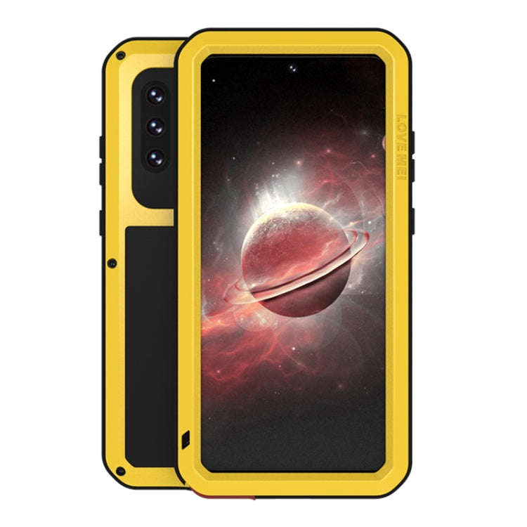 LOVE MEI Metal Shockproof Waterproof Dustproof Protective Case with Glass, For Samsung Galaxy A32...