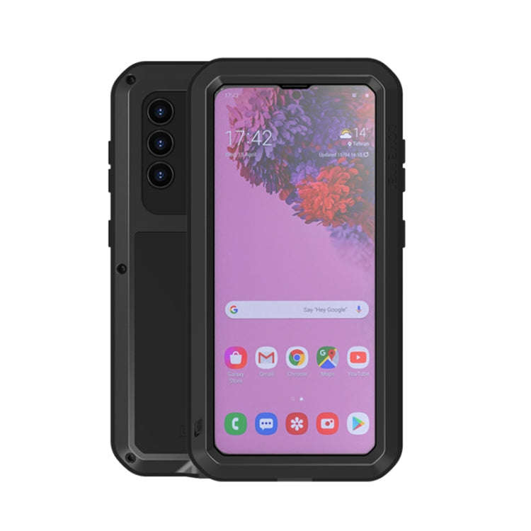 LOVE MEI Metal Shockproof Waterproof Dustproof Protective Case with Glass, For Samsung Galaxy A32...