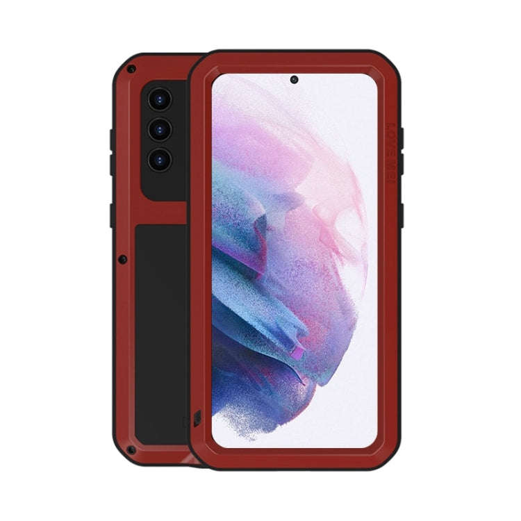 LOVE MEI Metal Shockproof Waterproof Dustproof Protective Case with Glass, For Samsung Galaxy A32...