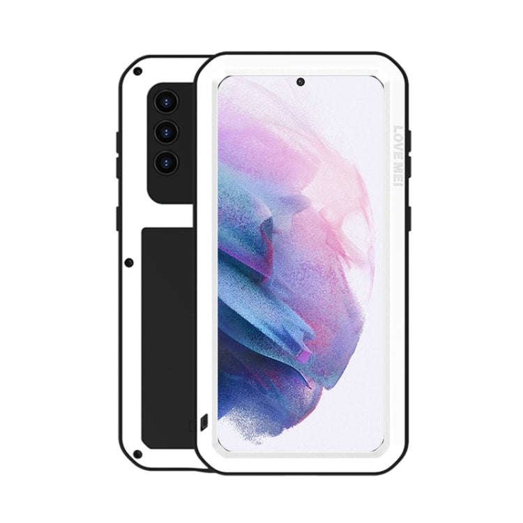 LOVE MEI Metal Shockproof Waterproof Dustproof Protective Case with Glass, For Samsung Galaxy A32...