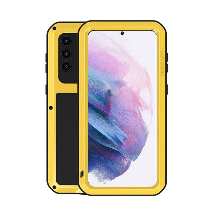 LOVE MEI Metal Shockproof Waterproof Dustproof Protective Case with Glass, For Samsung Galaxy A32...