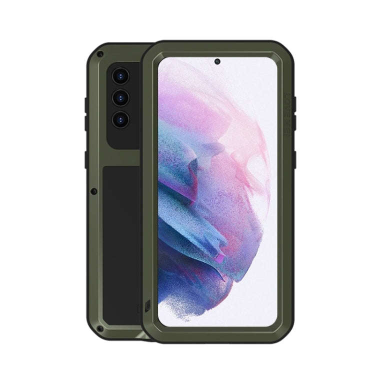LOVE MEI Metal Shockproof Waterproof Dustproof Protective Case with Glass, For Samsung Galaxy A32...