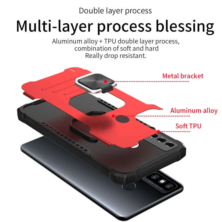 Fierce Warrior Series Armor All-inclusive Shockproof Aluminum Alloy + TPU Protective Case with Ri...