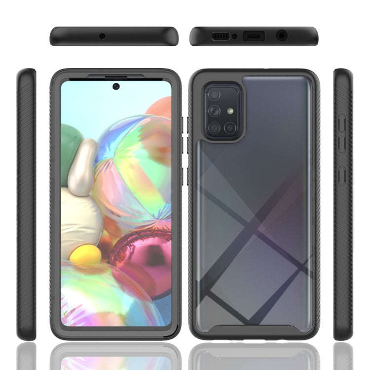 Starry Sky Solid Color Series Shockproof PC + TPU Case with PET Film, For Samsung Galaxy A71, For...