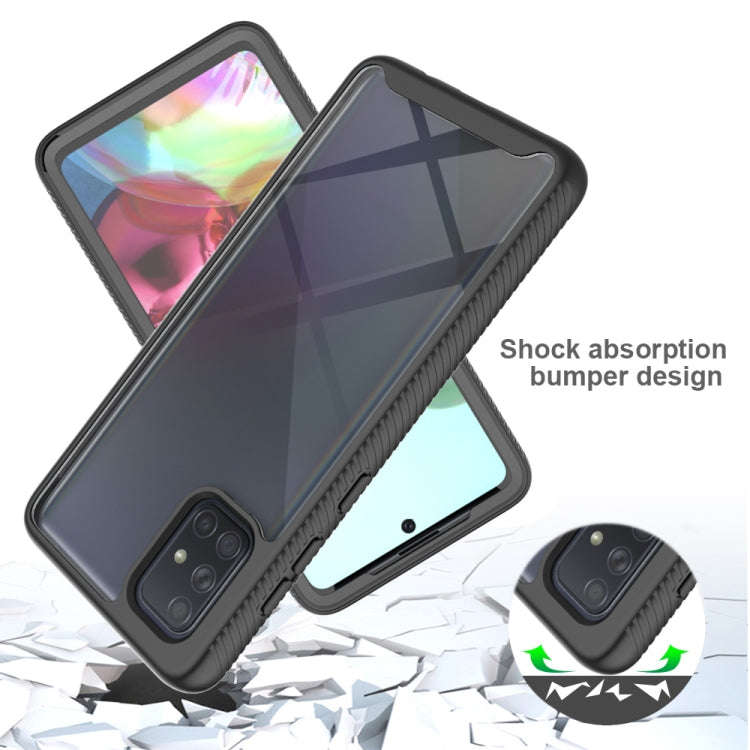 Starry Sky Solid Color Series Shockproof PC + TPU Case with PET Film, For Samsung Galaxy A71, For...