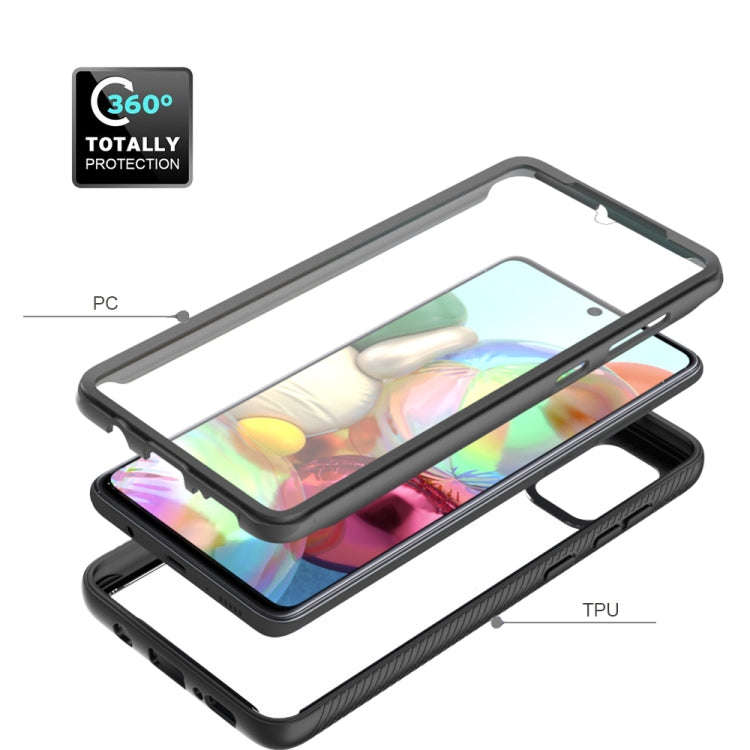 Starry Sky Solid Color Series Shockproof PC + TPU Case with PET Film, For Samsung Galaxy A71, For...