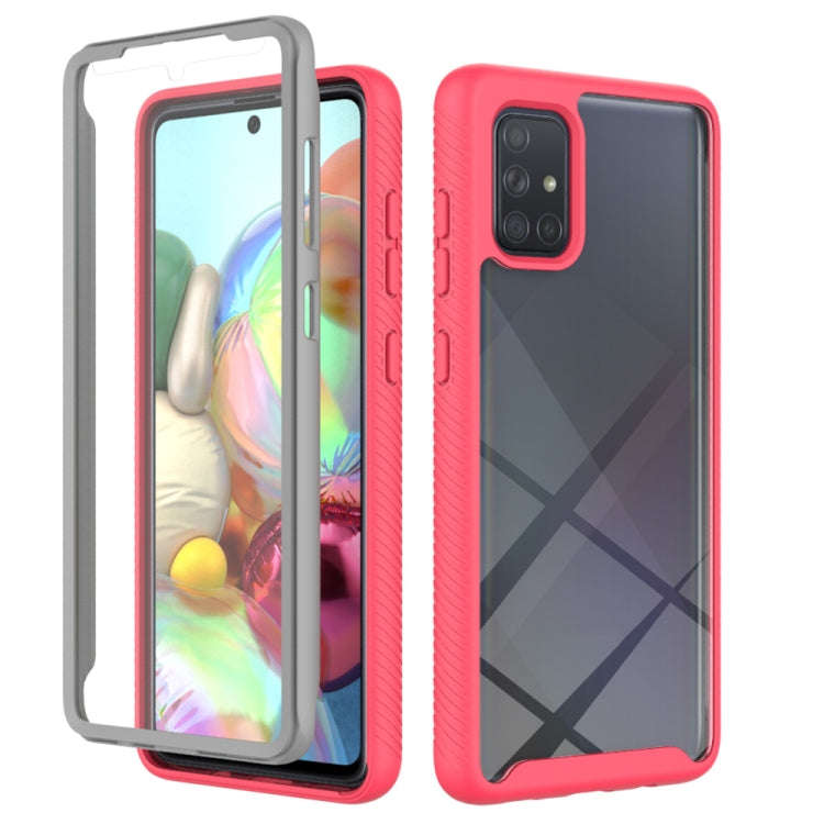 Starry Sky Solid Color Series Shockproof PC + TPU Case with PET Film, For Samsung Galaxy A71, For...