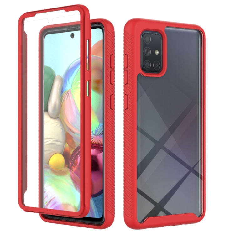 Starry Sky Solid Color Series Shockproof PC + TPU Case with PET Film, For Samsung Galaxy A71, For...