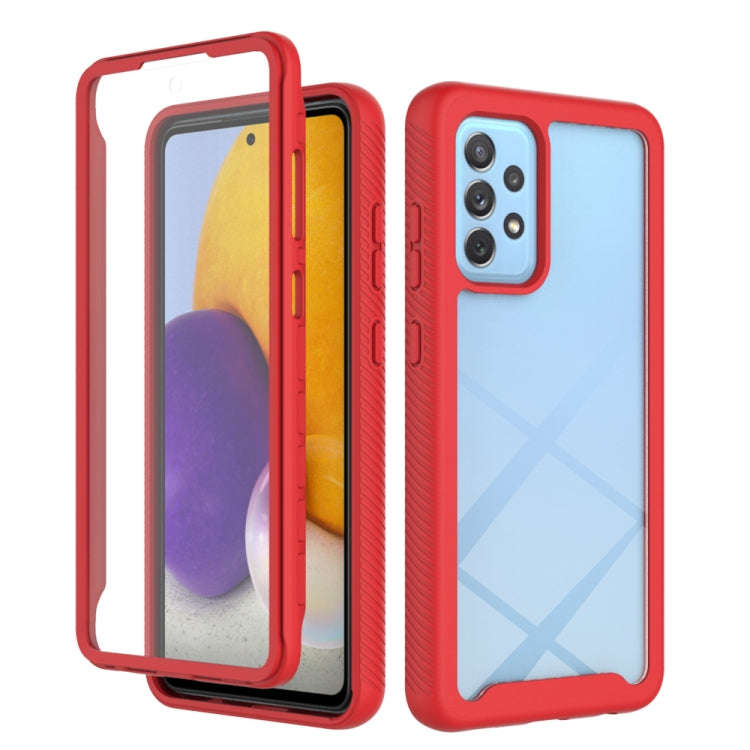 Starry Sky Solid Color Series Shockproof PC + TPU Case with PET Film, For Samsung Galaxy A71, For...