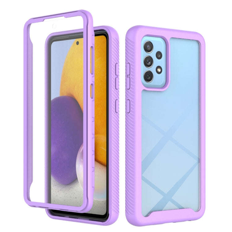 Starry Sky Solid Color Series Shockproof PC + TPU Case with PET Film, For Samsung Galaxy A71, For...