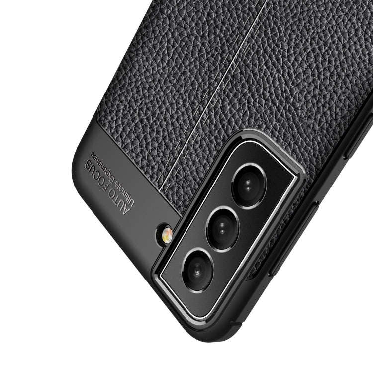 Litchi Texture TPU Shockproof Case, For Samsung Galaxy S21 FE