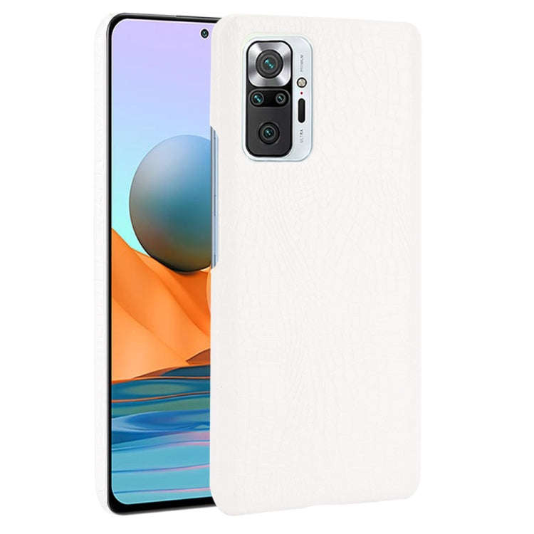 Shockproof Crocodile Texture PC + PU Case, For Xiaomi Redmi Note 10 Pro (India version) / Note 10...