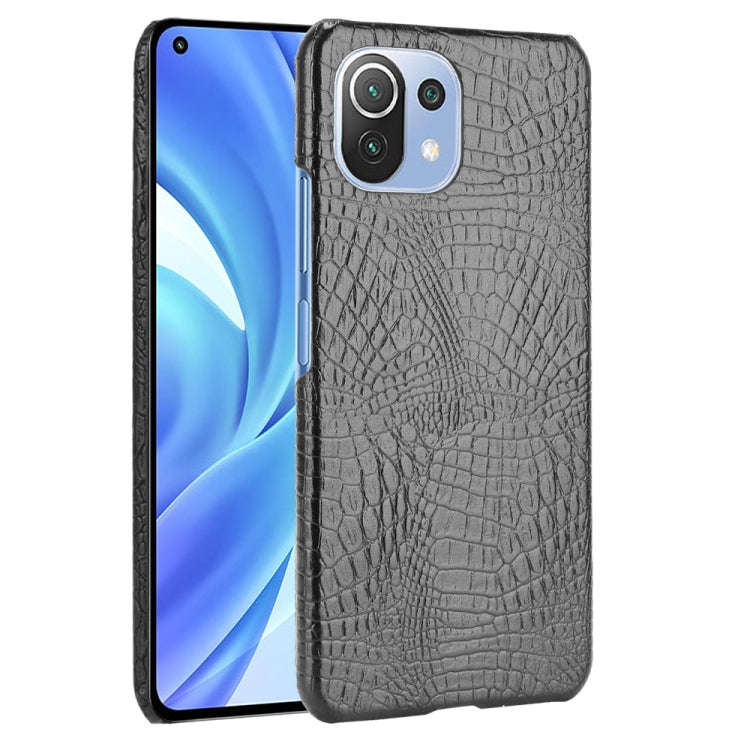 Shockproof Crocodile Texture PC + PU Case, For Xiaomi Redmi Note 10 Pro (India version) / Note 10...