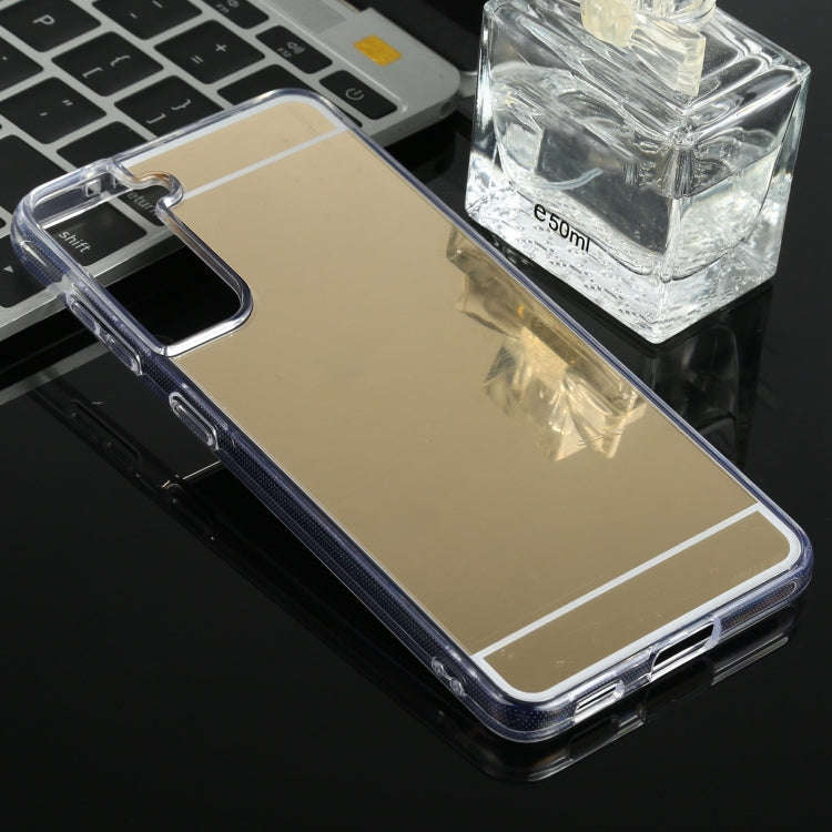 TPU + Acrylic Luxury Plating Mirror Phone Case Cover, For Samsung Galaxy S21 5G