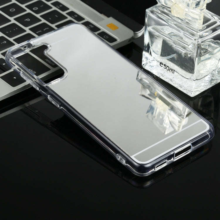 TPU + Acrylic Luxury Plating Mirror Phone Case Cover, For Samsung Galaxy S21 5G