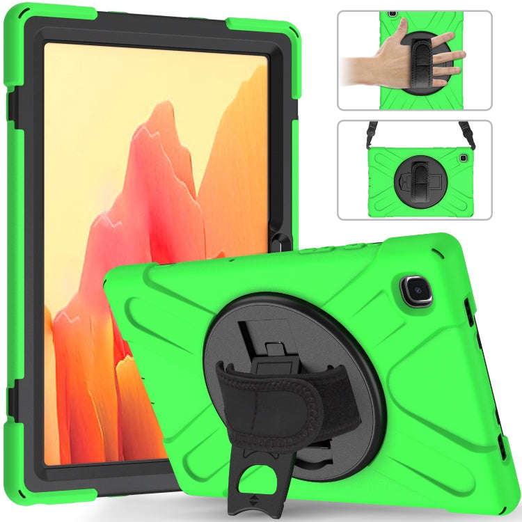 Shockproof Colorful Silicone + PC Protective Case with Holder & Shoulder Strap & Hand Strap, For ...