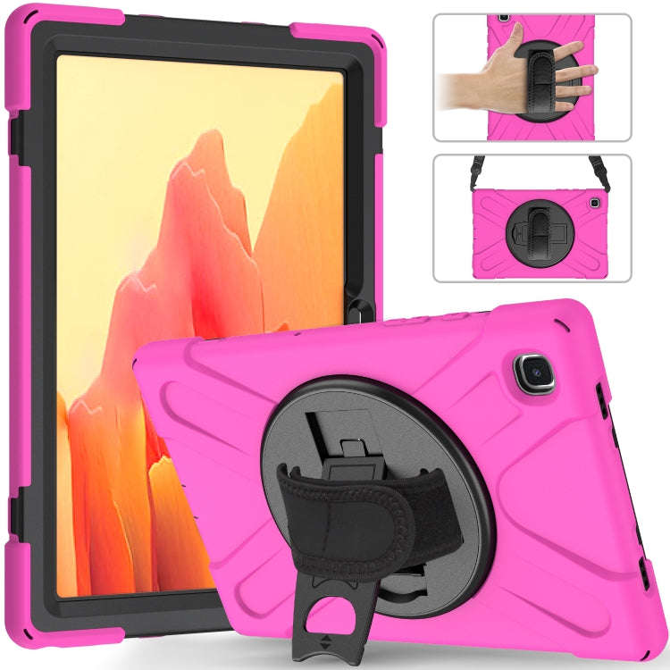Shockproof Colorful Silicone + PC Protective Case with Holder & Shoulder Strap & Hand Strap, For ...